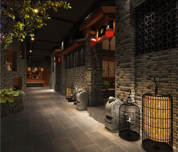 長(cháng)沙餐廳裝修設計：鄉村風(fēng)格中餐廳設計案例分享